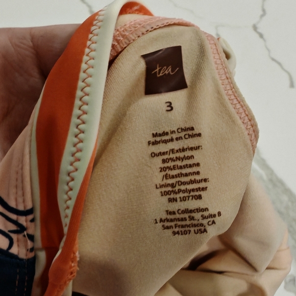 2/25 Tea Collection Toucan Birds Halter Swimsuit - Picture 3 of 8